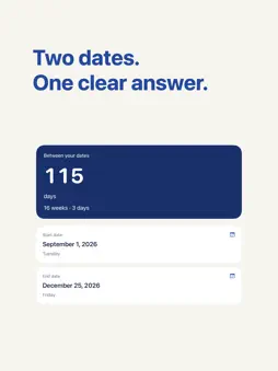 Date Difference Calc screenshot 4