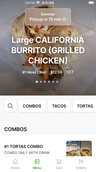 Elena's Taco Shop To Go iPhone screenshot 2 - Food & Drink app