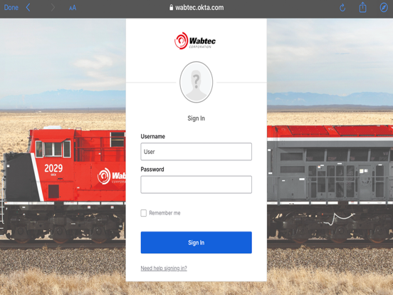 App screenshot