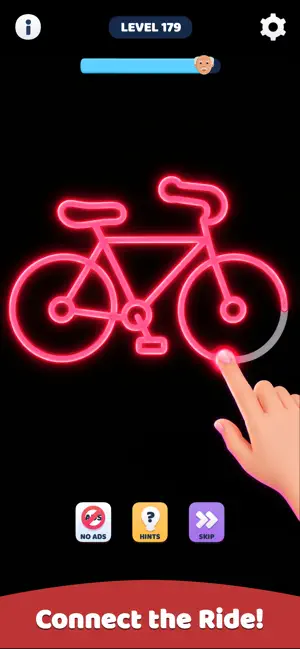 Draw Shape: Single Line Puzzle screenshot 1