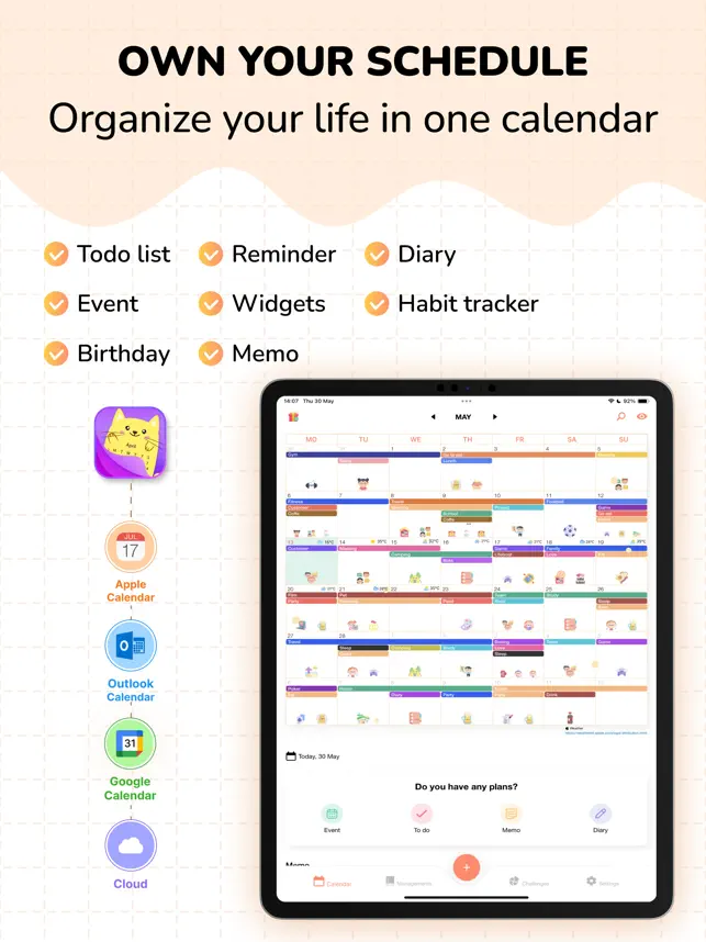 Cute Calendar: Planner 20254+_1
