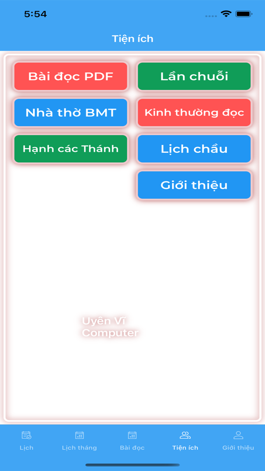 #1. Lịch Công Giáo UVC (iOS) By: Thanh Vi Banh