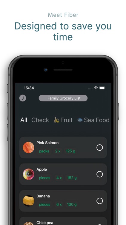 Fiber: Intelligent GroceryList