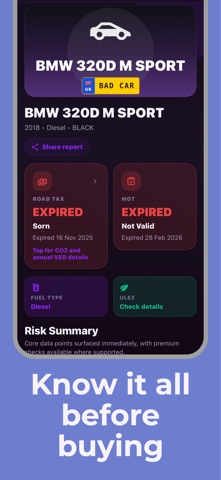 IsItAGoodCar: UK Vehicle Check screenshot