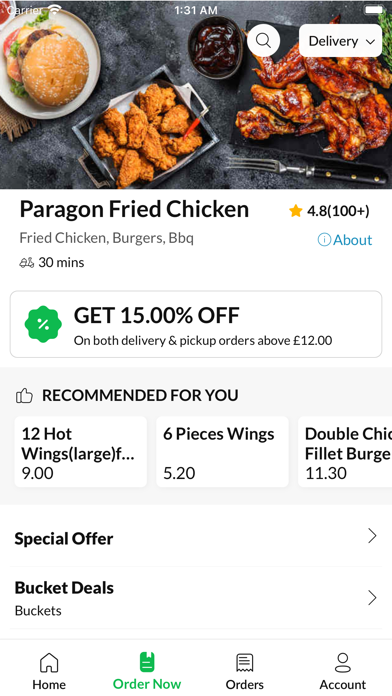 Paragon Fried Chicken Screenshot