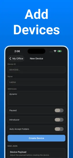 Syncthing Monitor iPhone screenshot 6