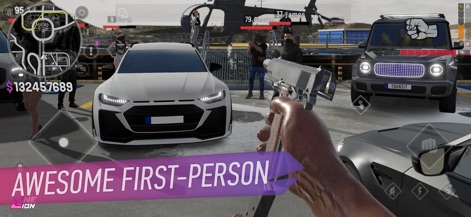 ONE LION - ROLE PLAY SIMULATOR - Users can fully immerse themselves with a detailed first-person perspective, showcasing realistic weapon models and interactive environments during intense moments.