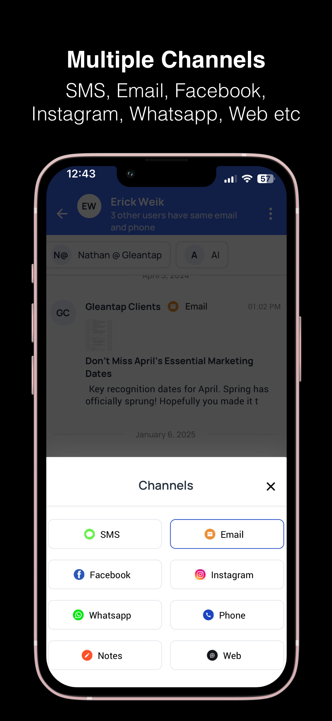 Gleantap Inbox screenshot 3