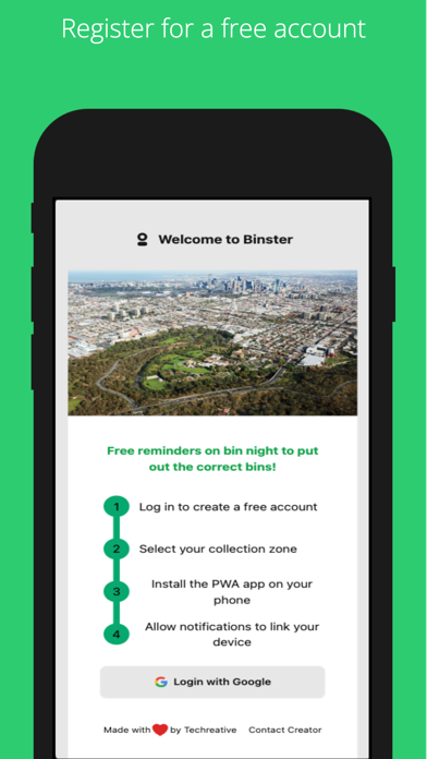 Binster Screenshot