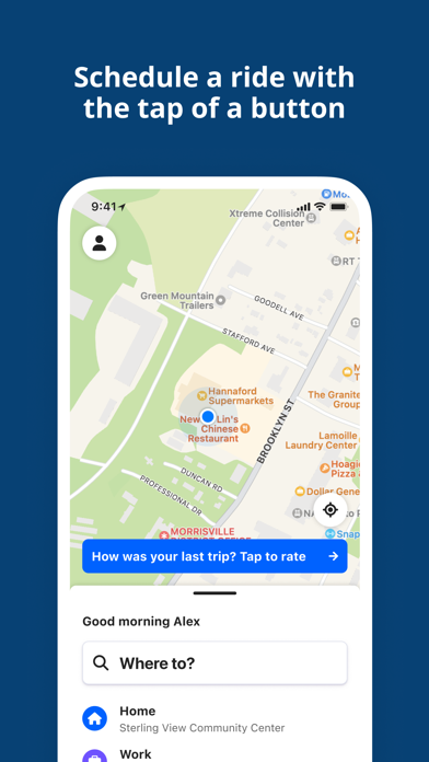 RCT Microtransit Screenshot
