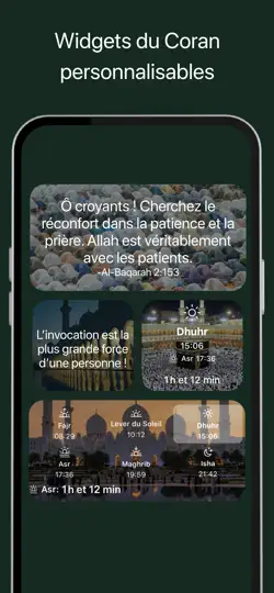 Capture d'écran de Widgets Du Coran: Versets sur iPhone 3