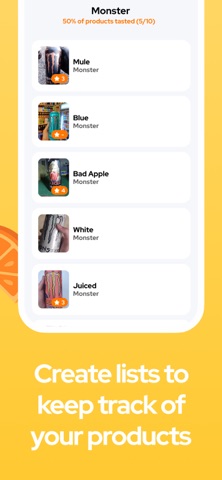 Food reviews & scan - Deliceat iPhone screenshot