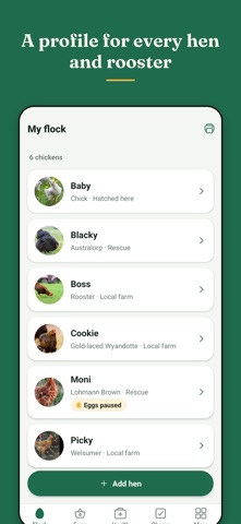 HenPass: Chicken Flock Tracker screenshot 1