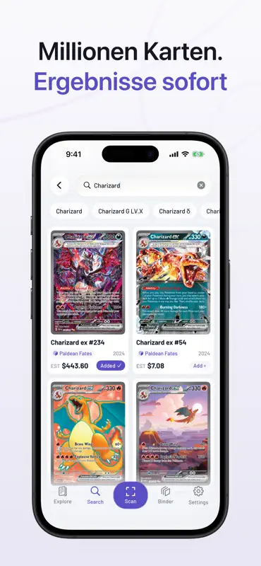 TCG Karten Scanner & Preise screenshot 5 of 5