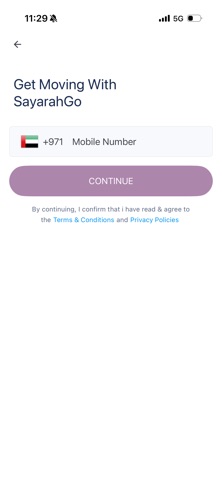 SayarahGo iPhone screenshot