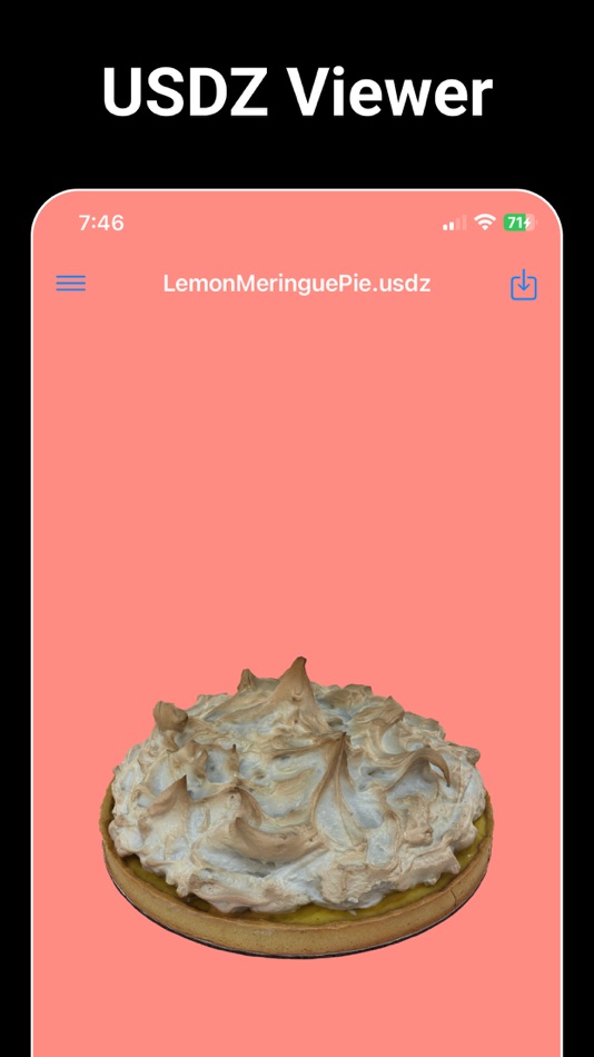 #1. 3D Model Viewer: STL & USDZ (iOS) 由: Ariel Ortiz
