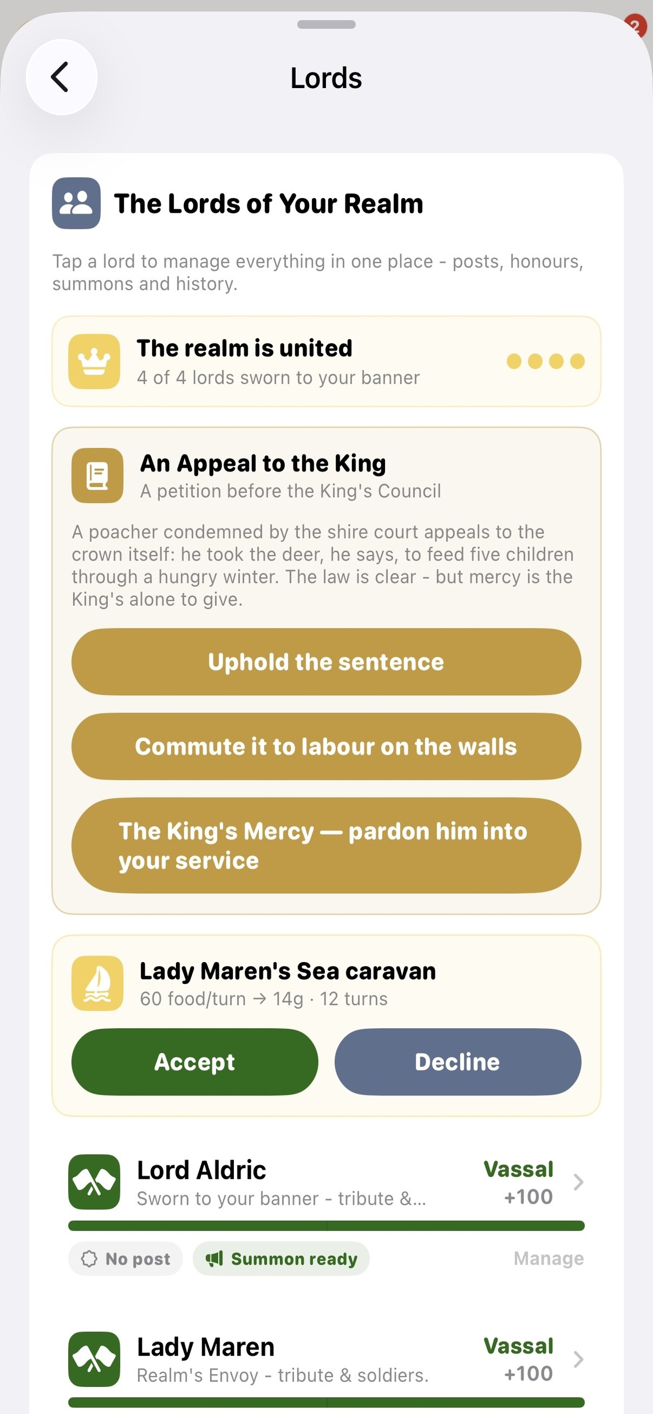 Medieval Realm - King Maker screenshot 3
