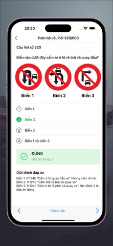 250 Câu Ôn Thi GPLX A1 screenshot