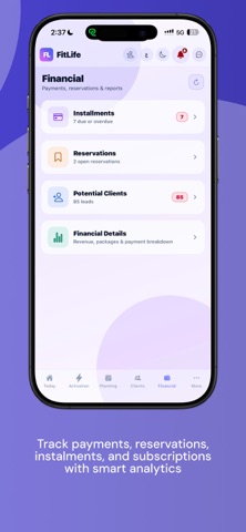 FitLife Pro Coachs iPhone screenshot