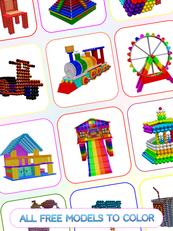 Screenshot #5 pour Magnet World - Build by Number