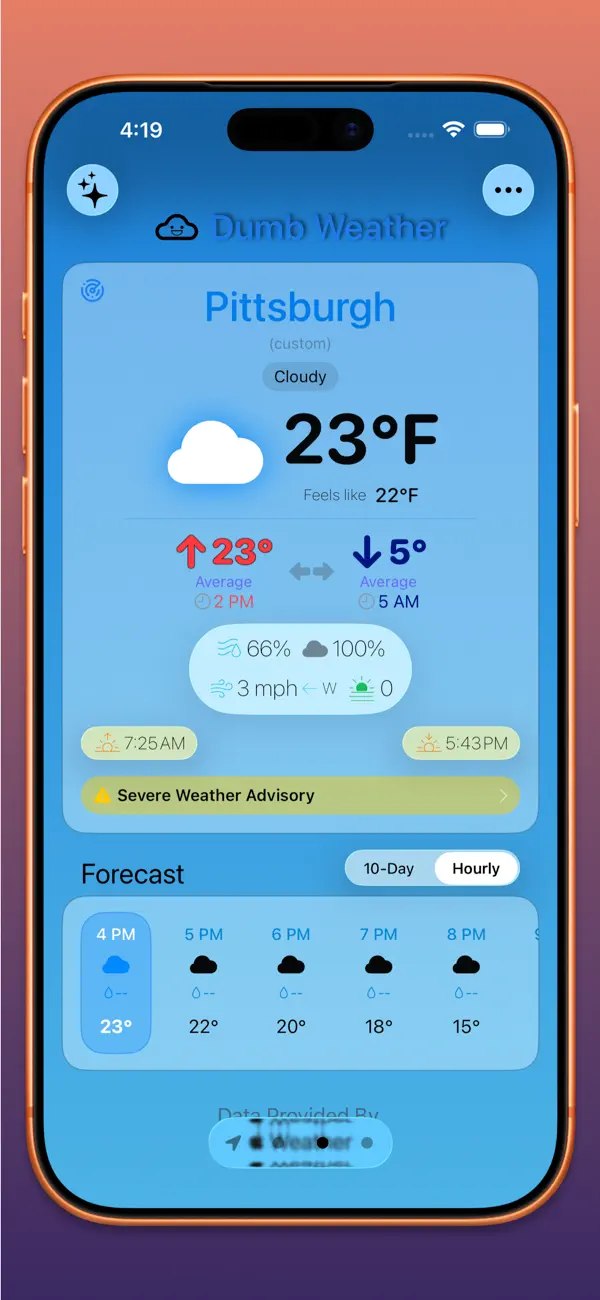 Dumb Weather Screenshot 4
