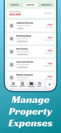 Rent & Tenant Manager iPhone Ekran Görüntüsü 5