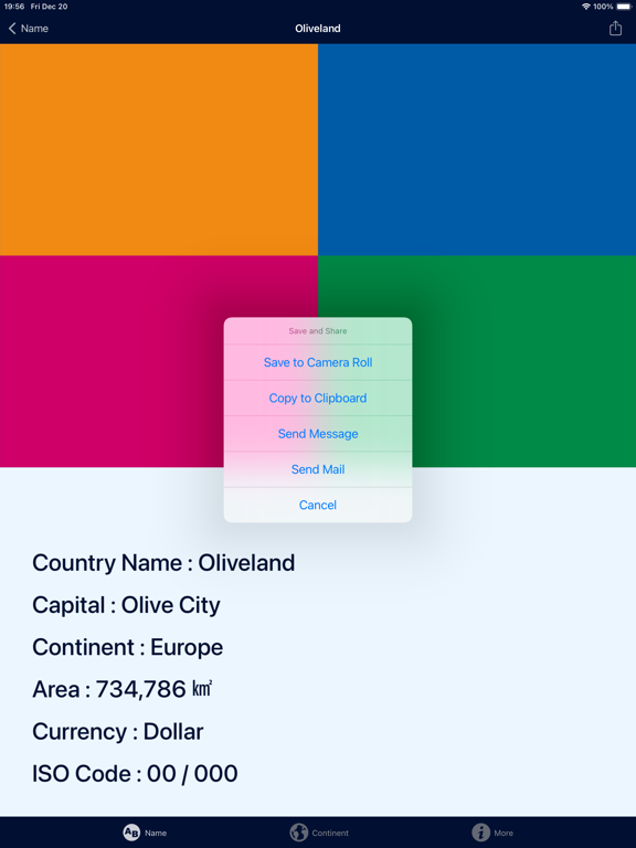 FlagDict: World Flags iPad screenshot 4 - Reference app