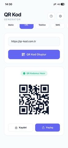 QR Kod Oluşturucusu screenshot