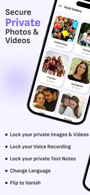 Vault & Gallery: Hide Photos screenshot 1