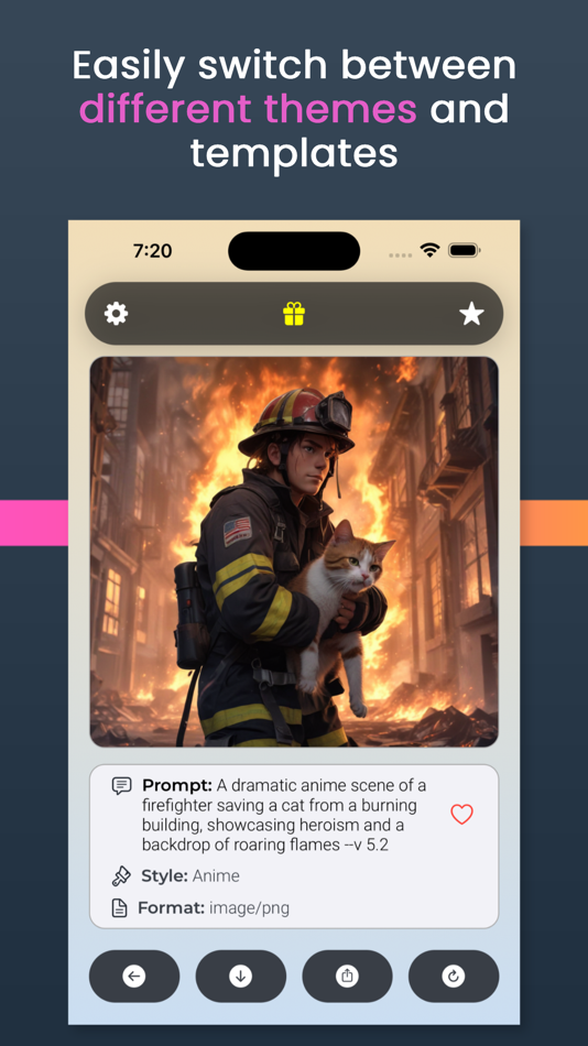 #2. AI Anime Art Generator App (iOS) By: SOAD HAMADEH