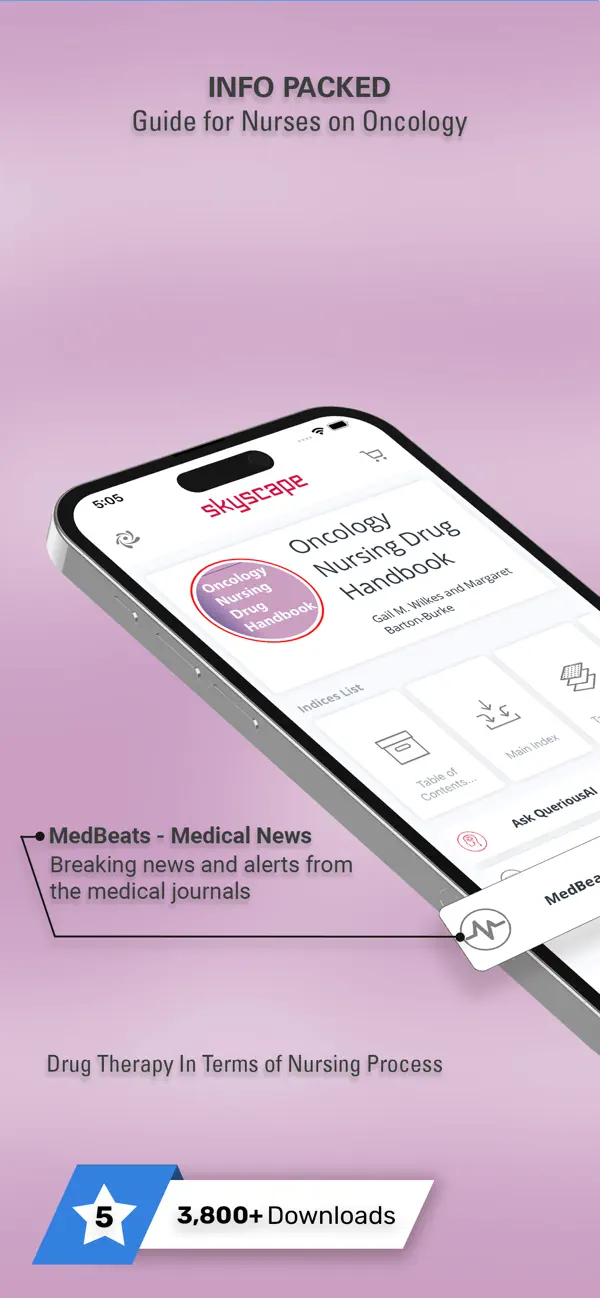 Screenshot #1 pour Oncology Nursing Drug Handbook