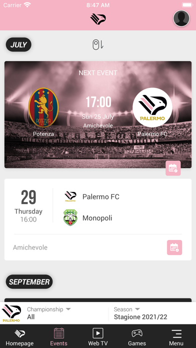 Palermo F.C. Screenshot