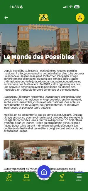 Delta Festival 2026 iPhone screenshot 3