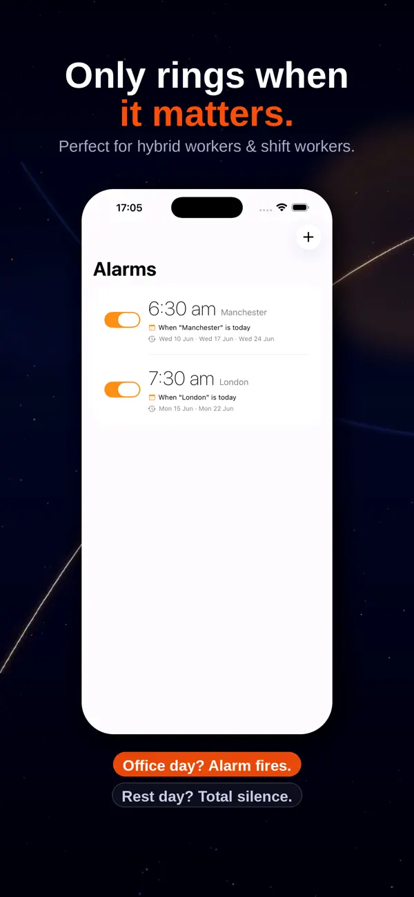 Screenshot #1 pour Calendar Alarms