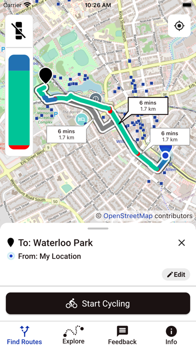 Cycling Guide Screenshot
