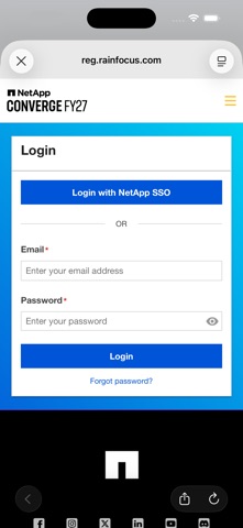 NetApp Events Screenshot 2 of 4