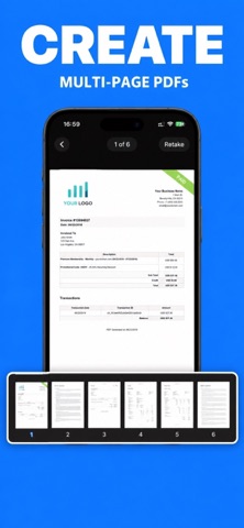 Scan to PDF Scanner App:GoScan Screenshot 3 of 6