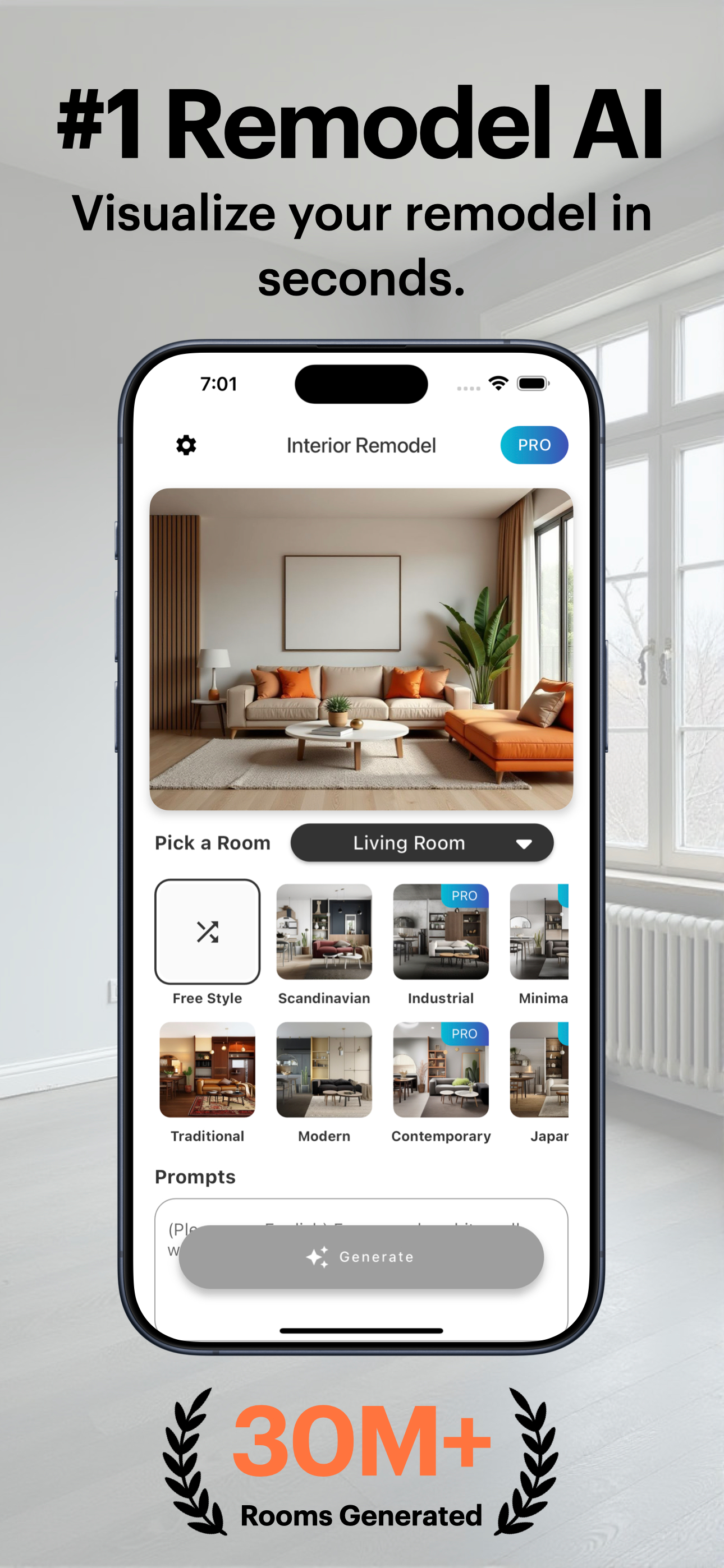 Remodel:AI Home Design App