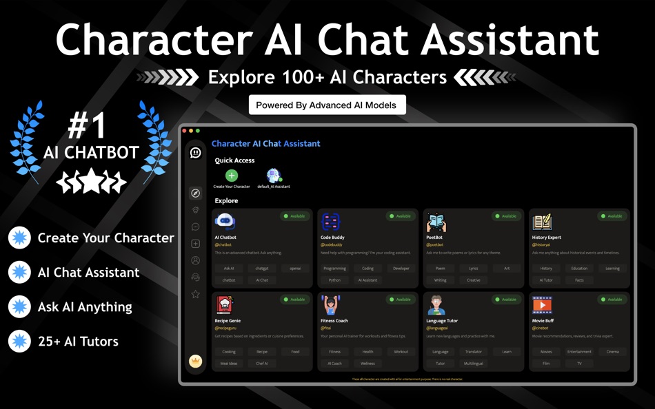 #2. AI Chatbot : Ask Assistant AI (macOS) Podle: Haroon Ahmad