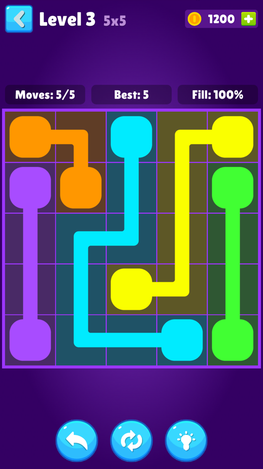 #1. Dot Lines Connect - Color Dots (iOS) By: Smore Games, LLC