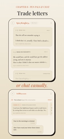 Thereafter: Letter Journal iPhone screenshot