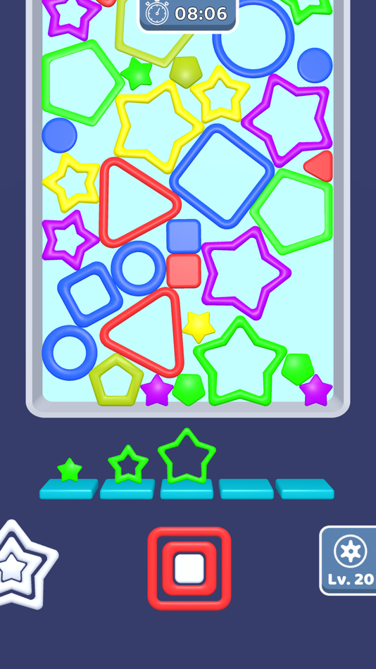 #3. Color Shape Jam - Match Puzzle (iOS) Podle: Rise Up Labs