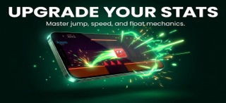 Square Run: Cyberpunk Jump iPhone screenshot