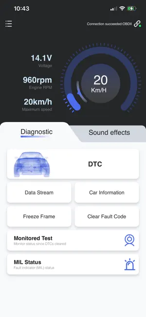 nor-tec OBDII screenshot 2