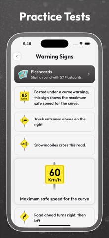 G1 Practice Test Ontario screenshot