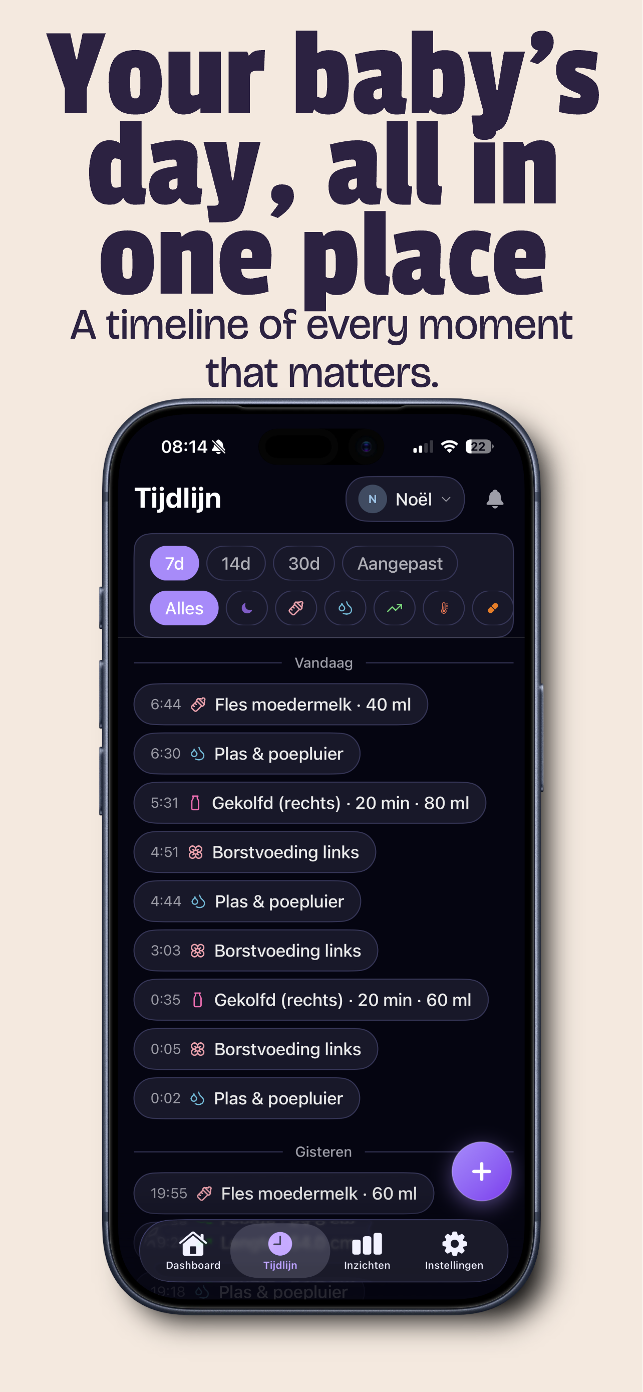 Baby Tracker & Log - BabyNoel screenshot 5