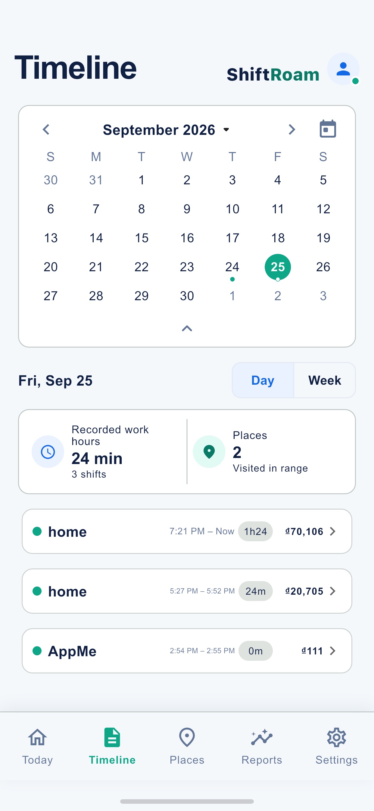 Screenshot 2 of ShiftRoam