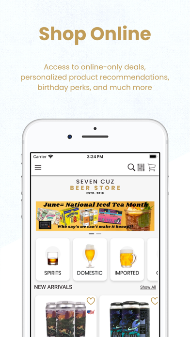 Seven Cuz Beer Store Screenshot