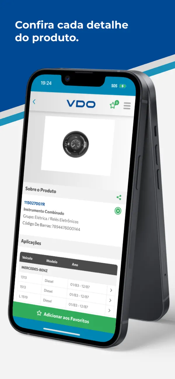 #4. VDO - Catálogo (iOS) Podle: Continental Brasil Industria automotiva Ltda