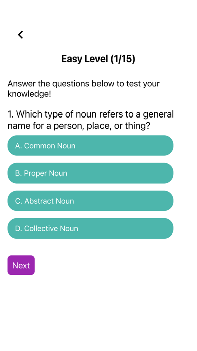 GrammarLab Parts of Speech Screenshot